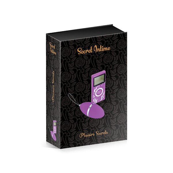 Oeuf vibrant violet 10 vitesses télécommande écran LCD 
